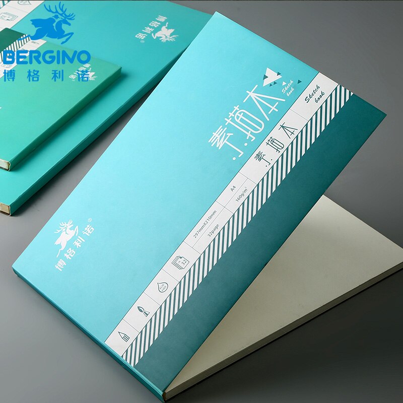 Bgln watercolor / sketchbook A5/A4/A3 hand-painted adult beginner watercolor paint sketch paper art supplies