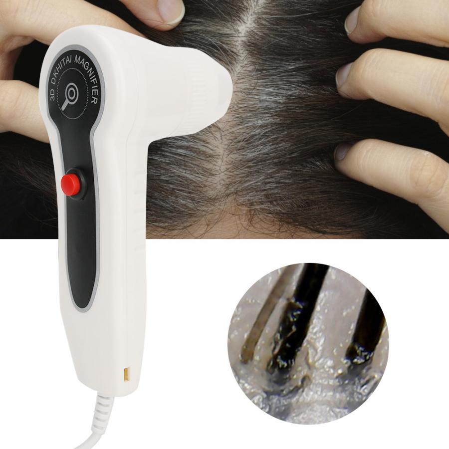 Portable Skin Test Analyzer Household Scalp Hair Follicle Oil Dandruff Detector Analyzer HD Face Skin Pigment Tester Microscope