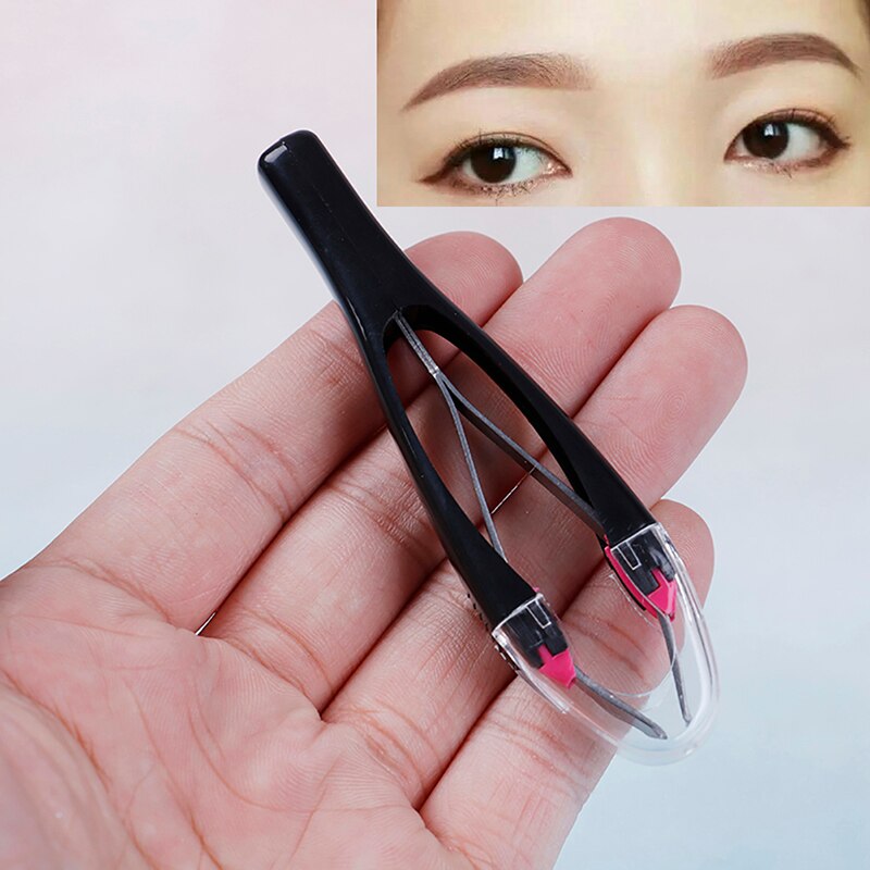 1pc rustfrit stål automatisk tilbagetrækkelige øjenbryn pincet ansigt hårfjerning trimmer øjenvippe klip kosmetisk skønhed makeup værktøj