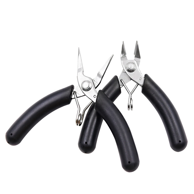 1Pc Sieraden Gereedschap Dikker Handvat Roestvrijstalen Tang Tang Staal Draadsnijder Voor Sieraden Reparatie Draadwikkel Ambachten Maken