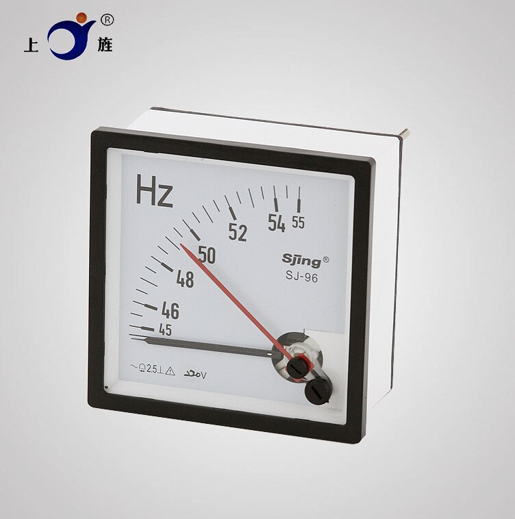 1 stk dobbel nål cp -96 cz-96 sj-96 ac 100v 220v 380v frekvensbord / hz måler / herzt måler 45-55hz 45-65hz 55-65hz