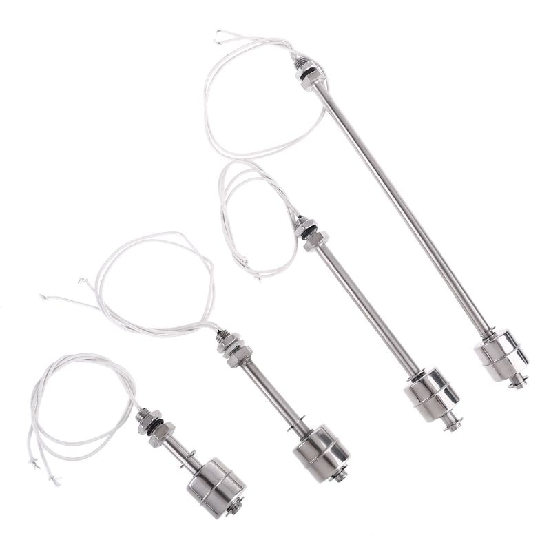 Alta qualidade interruptor de flutuador de aço inoxidável tanque sensor nível água líquida bola dupla interruptor flutuador tanque piscina sensores fluxo
