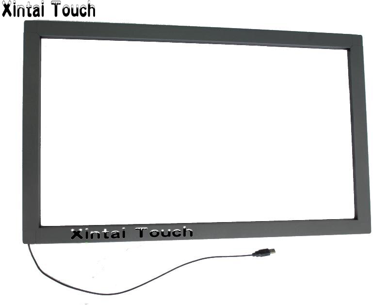 Xintai Touch 10 puntos táctiles 21,5 "Panel de pantalla táctil IR/superposición de Marco táctil IR, formato 16:9 con vidrio