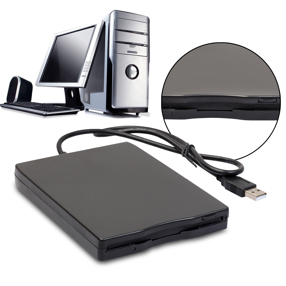 Usb Portable Diskette Drive 1.44Mb 3.5Inch 12 Mbps Usb Externe Draagbare Diskettestation Diskette Fdd Voor Laptop