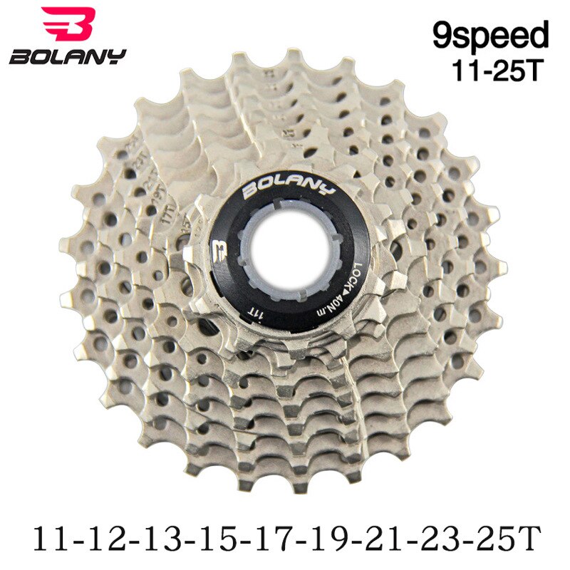 BOLANY Cassetta per bici a 8/9/10 velocità, 11-25T/32T/36T/40T