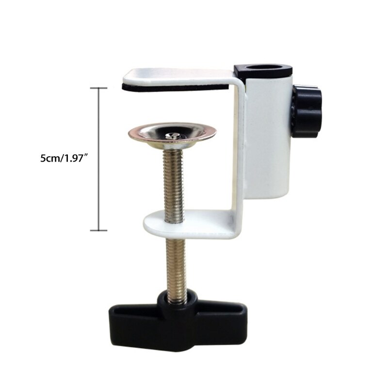 Universal Bracket Clamp Accessories DIY Fixed Metal Clip Light Mount Fittings Screw Camera Holder for Broadcast Micropho