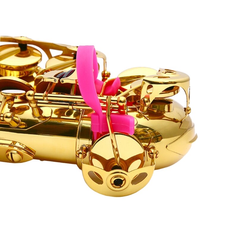 Accessoires voor muziekinstrumenten saxofoon trompet hoorn uitlaat beschermringen houten blaasinstrumenten