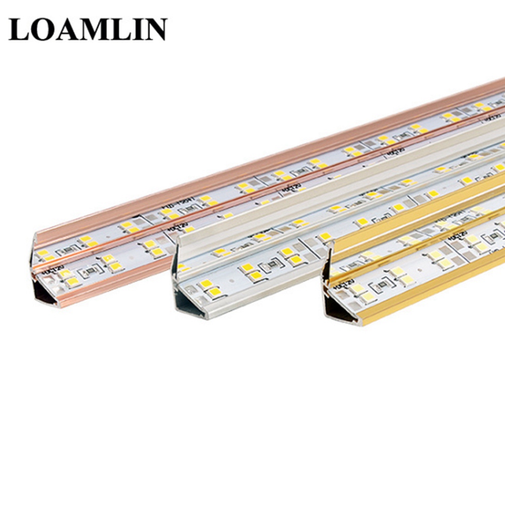 50cm Double Row LED Hard Bar Light Aluminium Rigid Strip Cool White Warm White 12V LED Light Lamp 5PCS