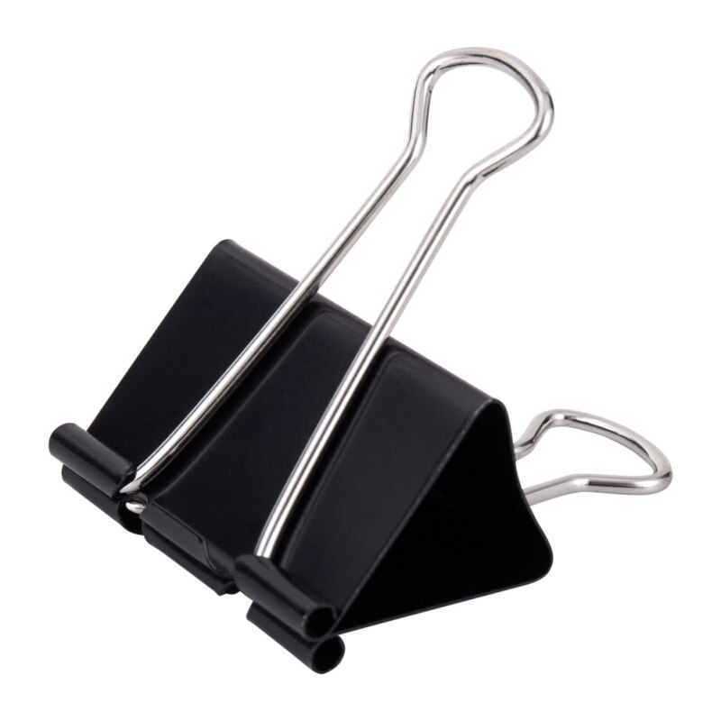 Deli Metal Binder Clips 15-51mm Sizes In Jar For Books Files Binding Stationery School Office Supplies Metal Paper Clip