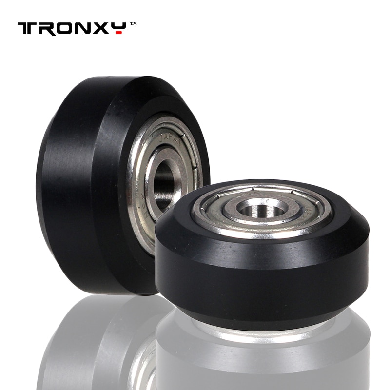 Overseas warehouse TRONXY Bearing Pulley Ball Plastic Round Wheel D-type Nylon Pulley Bearing Gear Part 3D PRINTER Accessories