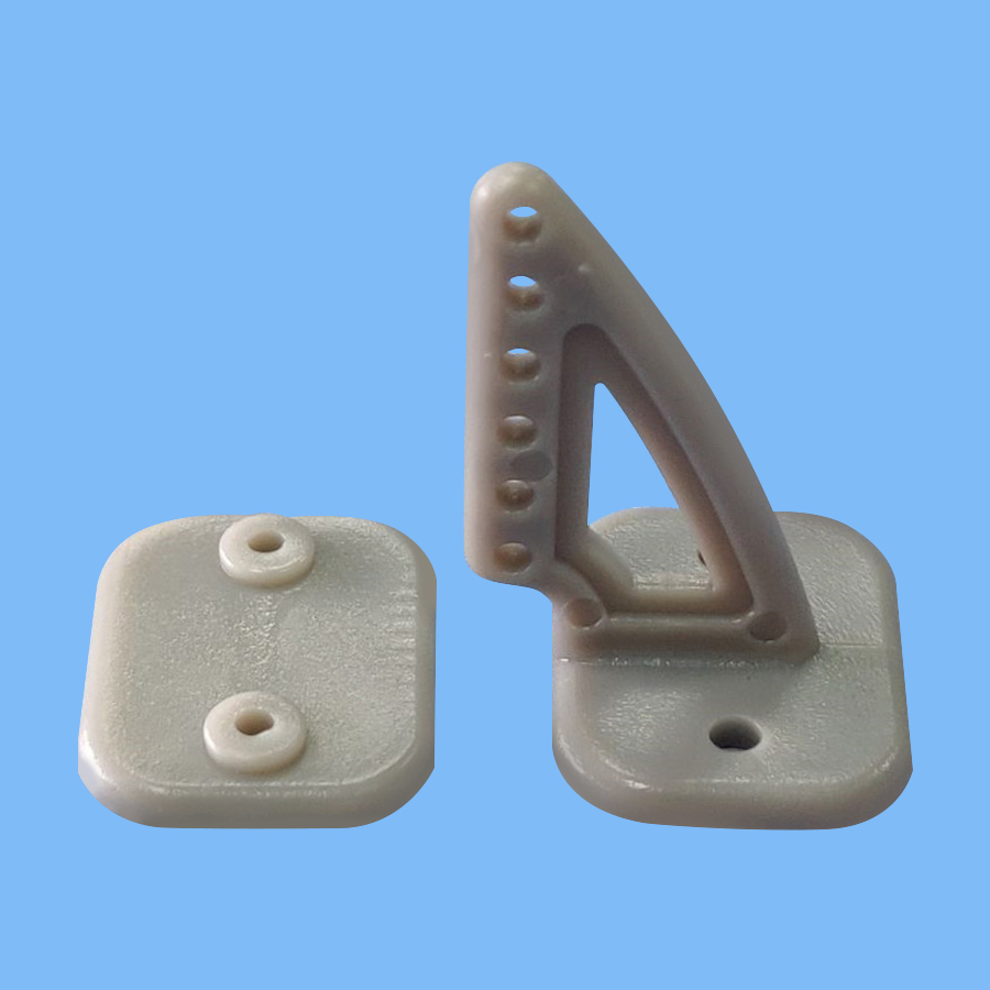20 Sets RC Clevis & Control Horns - 4-Gats Plastic Voor RC Vliegtuigen