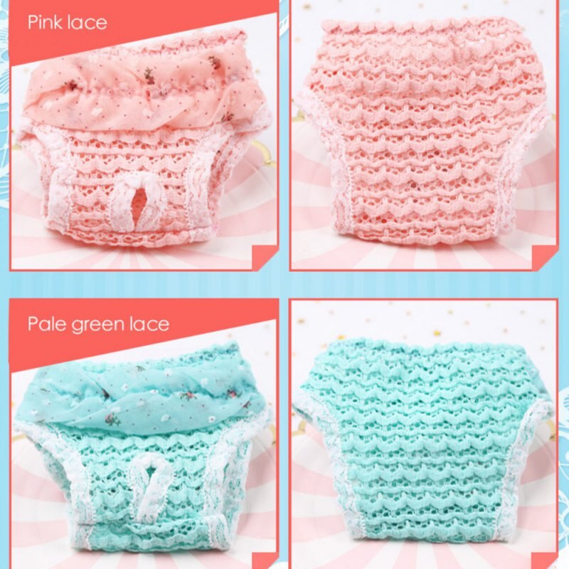 Hundebukser blonder kæledyr sanitære bukser hundebleer kæledyrsartikler chiffon prinsesse hvalp sikkerhedsshorts hund menstruations trusser