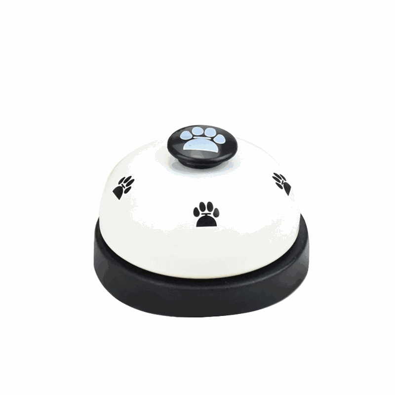 Sonnerie pour animal de compagnie, impression d&#39;empreinte de pas, couleur assortie, amusante, pour chien