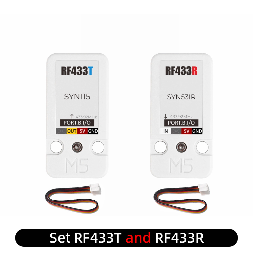 M5Stapel RF433T RF Absender RF433R Drahtloser Radioempfänger 433,92 MHz für IoT RF Fernbedienungsanwendung: bündeln3