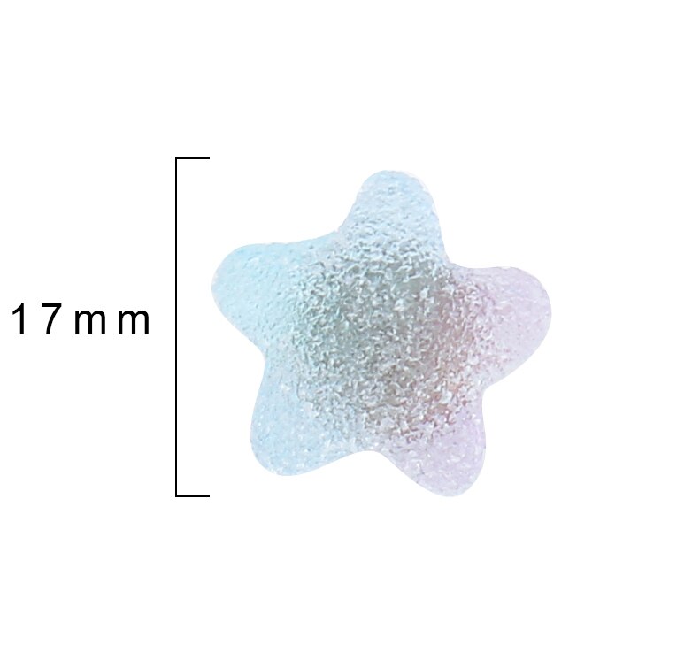 Tutú de corcho con forma de corazón, pasadores de seguridad de color, accesorios escolares y de oficina, suministros H0530, 6 uds.: random color star