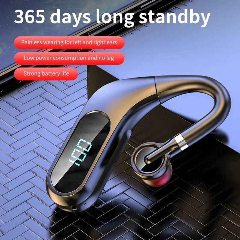 Cuffie Bluetooth con display digitale in tempo reale Qualità del suono HD Resistenza durevole con cuffie sportive indolori