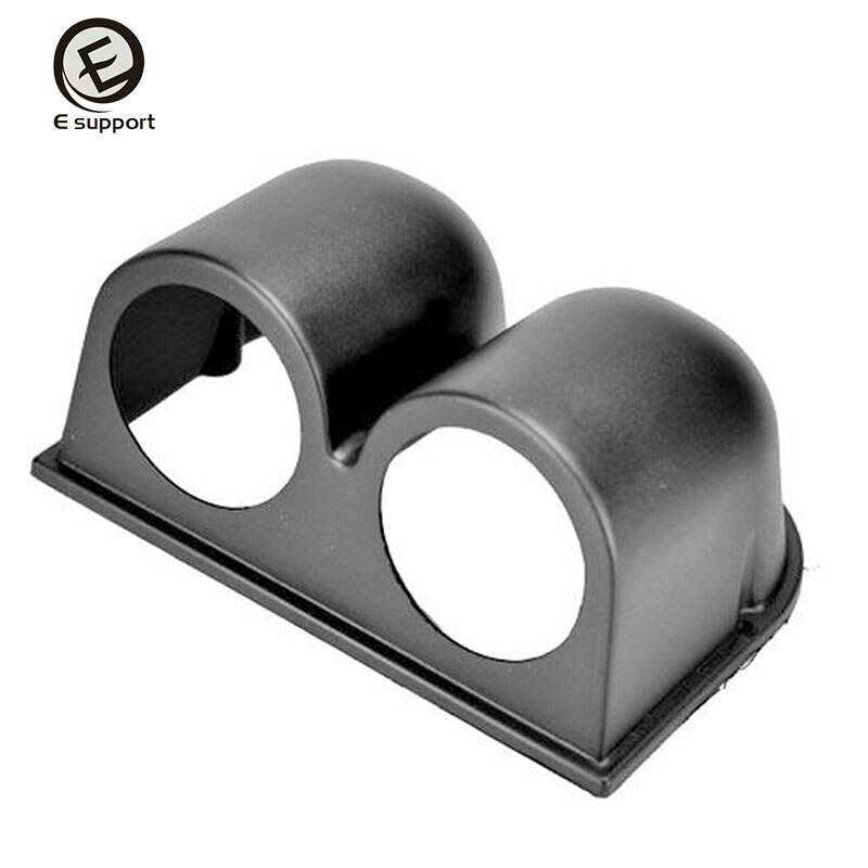 EE support Universal Black 2&quot; 52mm Automobile Clock Dual Hole Dash Gauge Pod Mount Holder Car Styling Accessories