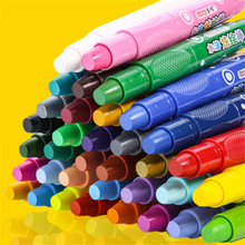 Vandopløselige farveblyanter lyspind 48 farver børns sikkerhed kan vaske olieret pind