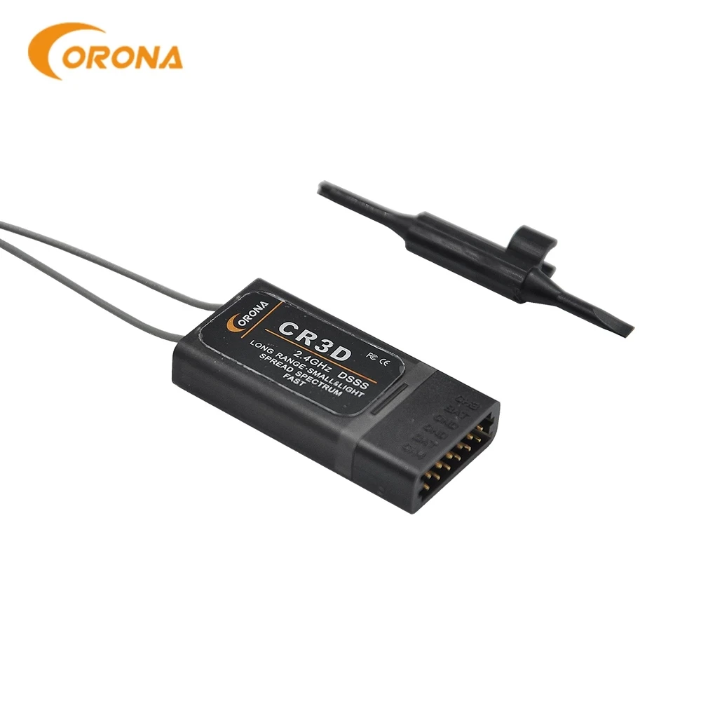 Corona 2.4GHz CT3F DSSS 3 Channel RF Module & CR3D Receiver for Futaba 3PM 3PK Hitec Transmitter