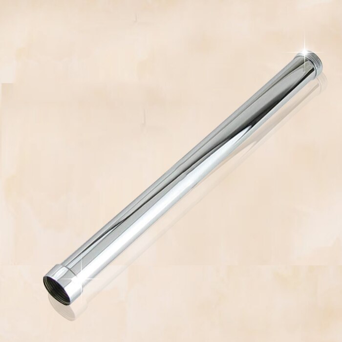 Dusch monteringsfästen 12 " 30 cm massiv mässing krom rund badrum dusch kran rörförlängning rör bar duschhållare arm