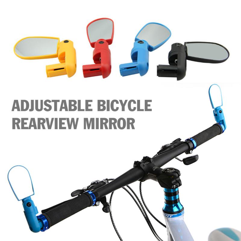 Mini Bike Spiegels 1Pcs Fiets Spiegel Stuur Achteruitkijkspiegel Groothoek 360 Graden Draaien Voor Mountainbike Fiets