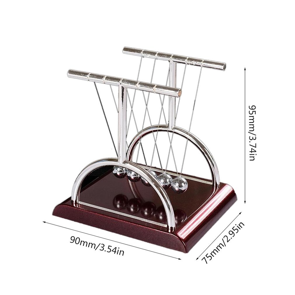 Newton – boule pendule en forme de T créative, boule d'équilibre, pendule physique, décoration de bureau, jouet classique