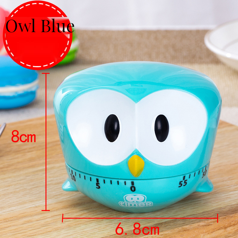 Mechanical Timer, Rotating Timer, Practical Desktop for Students To Learn Problem-Solving, Cooking, Yoga, Countdown Timer: WHITE