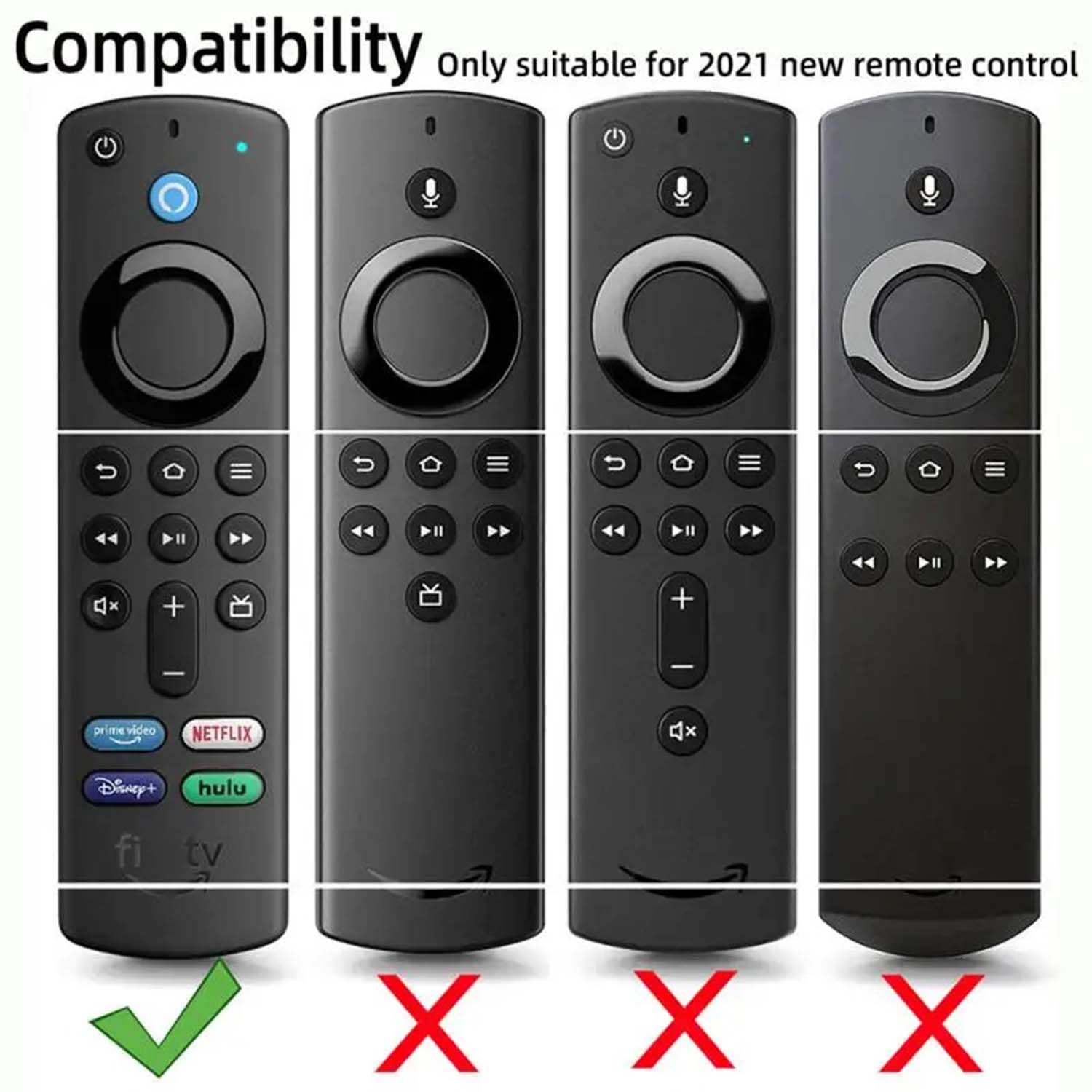 WESOPRO Silicone Case Protective Cover For Fire TV Stick 4K MAX/ 3rd Gen /4K Remote Control Anti Dustproof Case Shell