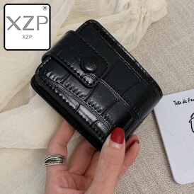 XZP Women Small Cosmetic Bag Leather Lipstick Bag Case Cover Earphone Jewelry Bag Ladies Girls Makeup Bags: Light black