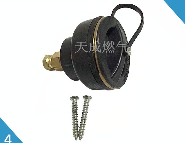 brass LPG filling valve 8mm pressure less than 2.2MPa