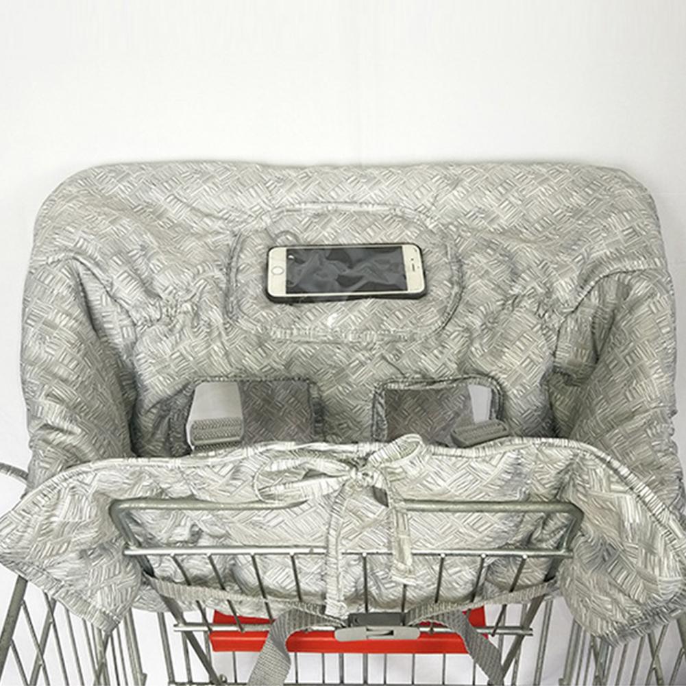 Travel Foldable Portable Baby Shopping Cart Seat Cover Cushion Pad Multifunctional Dining Chair Pad For Baby Chair Seat Mat