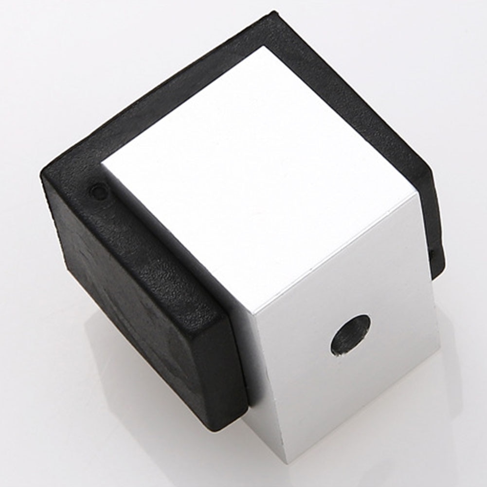Deur Stop Vierkante Kantoor Protector Aluminium Anti Collision Badkamer Muur Guard Houder Meubels Hardware Home Hotel Wc