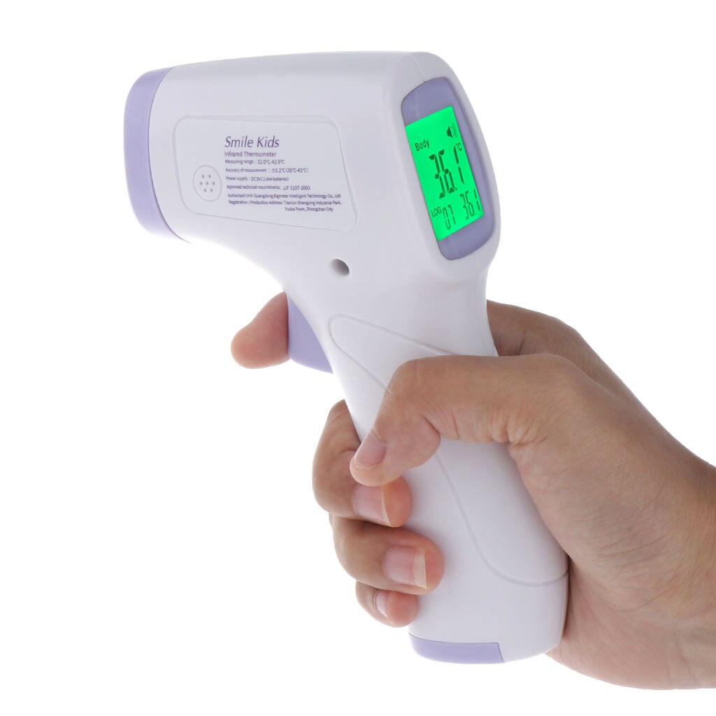 Contactloze Temperatuur Meter Gun Handheld Thermometer Digitale Infrarood Thermometer Lichaam Voor Baby Volwassen Temperatuur Meting