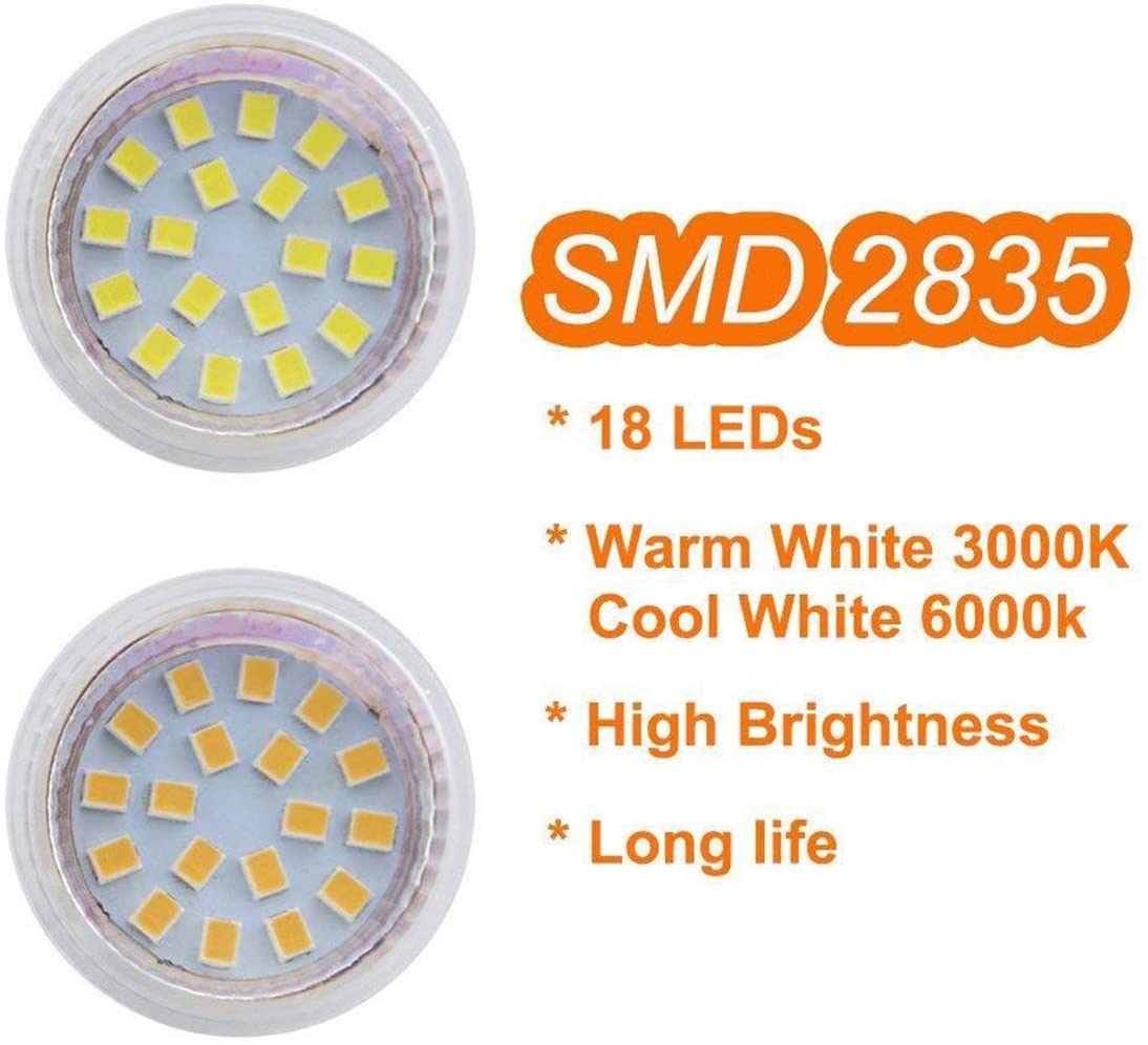 MR11 GU4 Mini LED Spotlight Bulbs 12V 24V SMD 2W 3W 12LEDs 18LEDs Bright Cool Warm White Lamp Replace 10W 20W Halogen Light