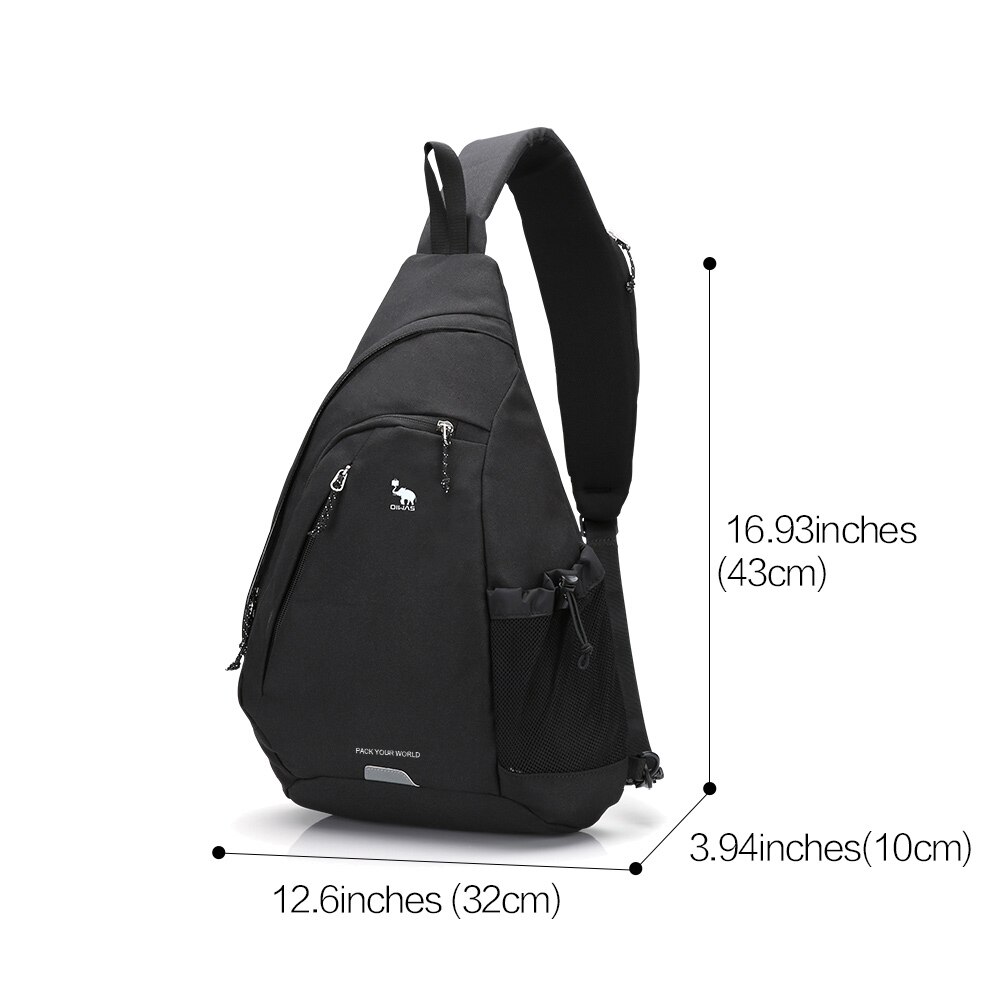 OIWAS grande capacité mâle sac de poitrine de en Nylon hommes sacs d'école sac à bandoulière moderne unisexe sacs à bandoulière sac de messager: Default Title