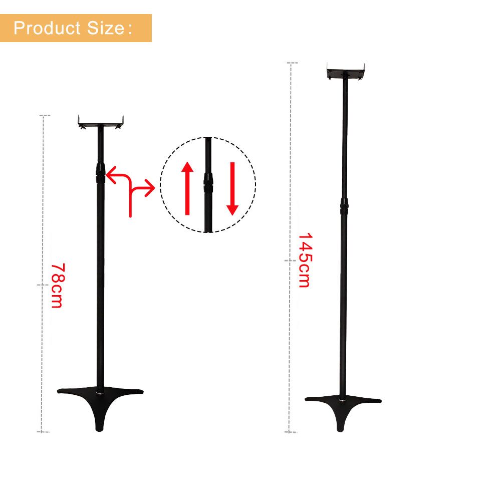 2 sztuk 78-145cm Rigal głośnik stojak dla Samsung Q900A JBL HW 950A bar wysokość regulowany uniwersalny głośnik stojak podłogowy wspornik
