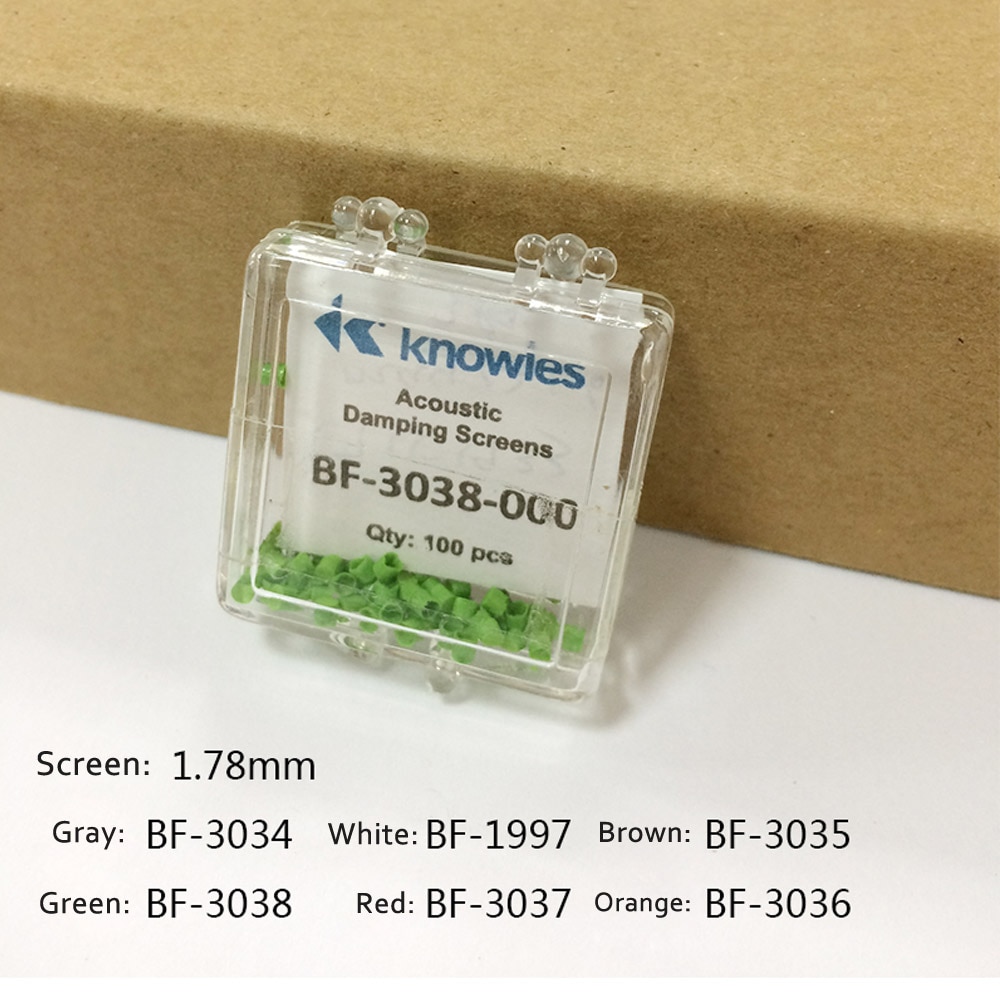 2PCS Screen 1.78mm Knowles Acoustic Damper Damping Filter Plug