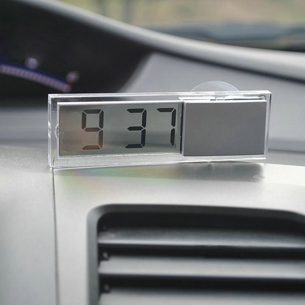 Elektroniczny zegar samochodowy s akcesoria samochodowe elektroniczny zegar samochodowy przyssawka zegar K-033 harmonogram urządzeń samochodowych
