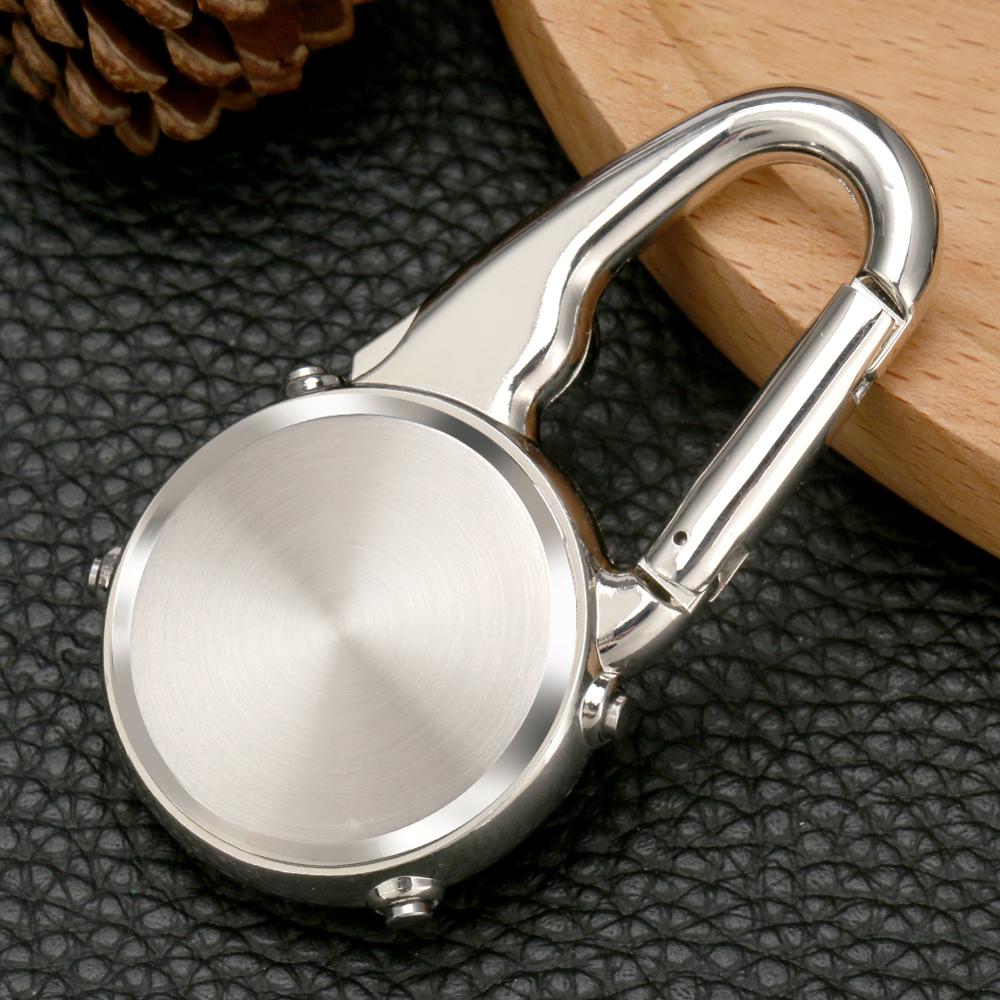 Multifunction Hook Up Carabiner Watch Sports Digital Watches Portable Mini Clip On Watch Clip Watch for Men Women