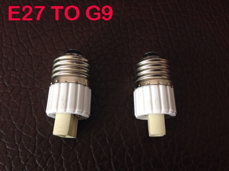 E27 om g9 adapter conversie socket vuurvast materiaal g9 socket adapter lamphouder 10 stks/partij