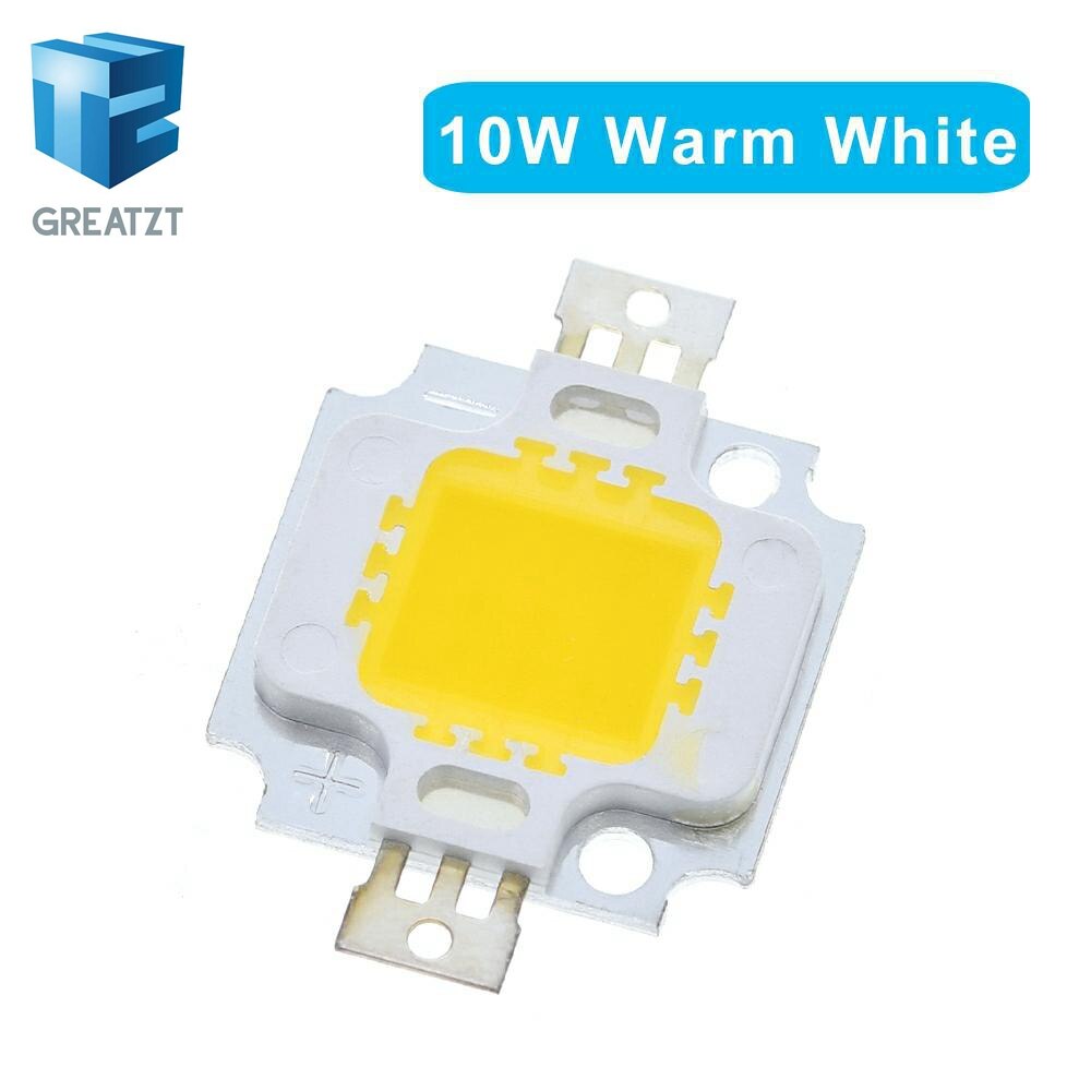 10 pçs/lote 10W LED Chip Bulb 10w conduziu a Lâmpada de Luz 900lm Branco/warm white High Power 20 * 48mli Chip para lâmpada de inundação