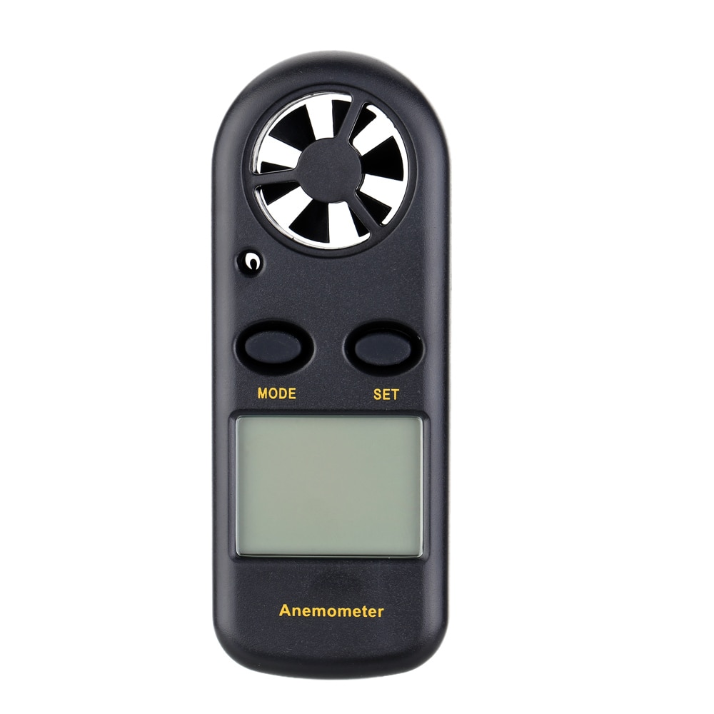 Anemómetro Digital portátil tacómetro electrónico portátil velocidad del viento volumen del aire medidor de medición LCD anemometro con retroiluminación