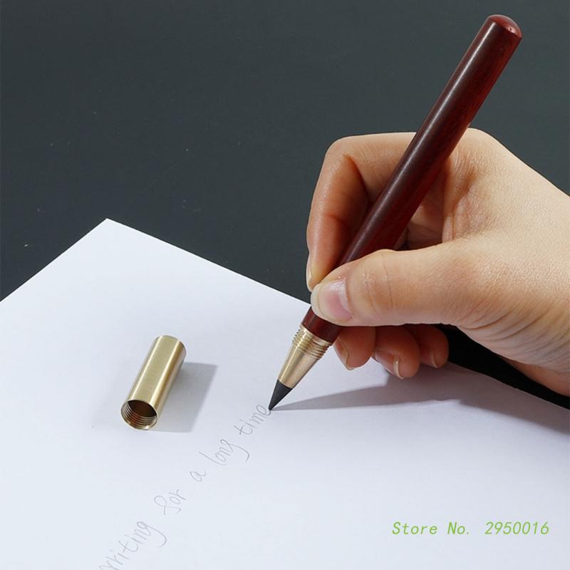 Lápices de tinta sin tinta, lápiz eterno de escritura ilimitada, escritura suave, bolígrafo sin tinta de Metal, papelería escolar de oficina