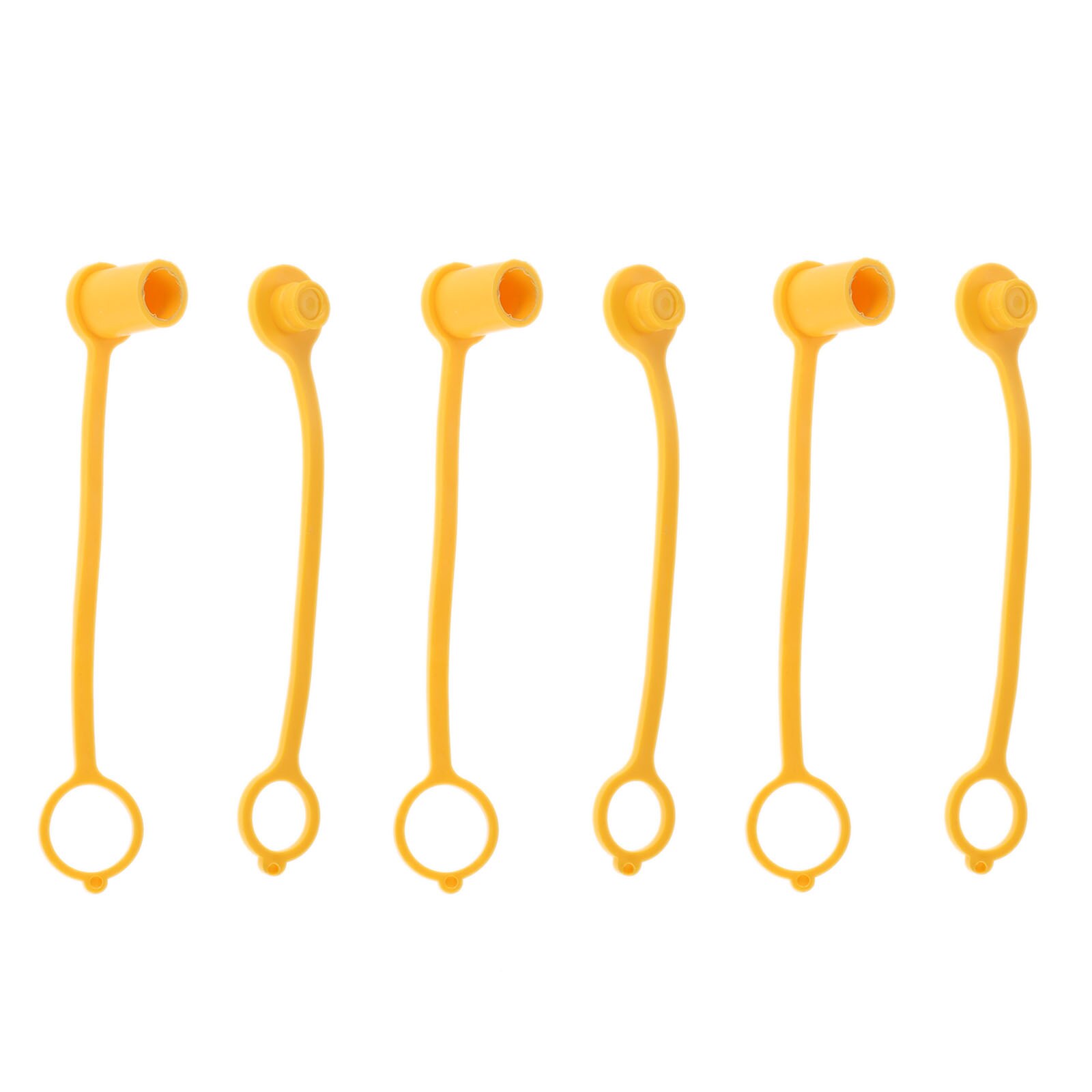 6pcs/3sets 1/4" Quick Disconnect Connect dust Cap Plug Propane/Natural LP Gas Rubber Adapter Convert to regulator hose Grill BBQ