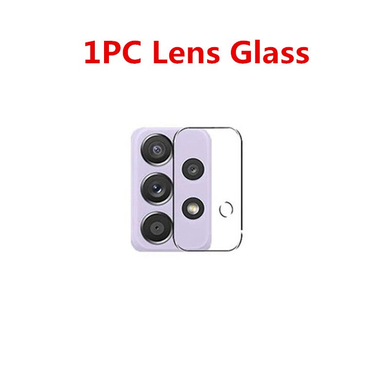 2in1 Screen Protector Für Samsung Galaxy A52 5G Kamera Objektiv Gehärtetem Glas für samsung a52 5G EINE 52 a72 5g EINE 72 Schutz Glas: 1PC Lens / For A32 (4G)
