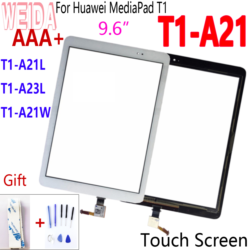 9.6 "per Huawei MediaPad T1 10 pro T1-A21 T1-A21L T1-A23L T1-A21W tocco schermo Digitizer pannello di vetro sostituzione del sensore