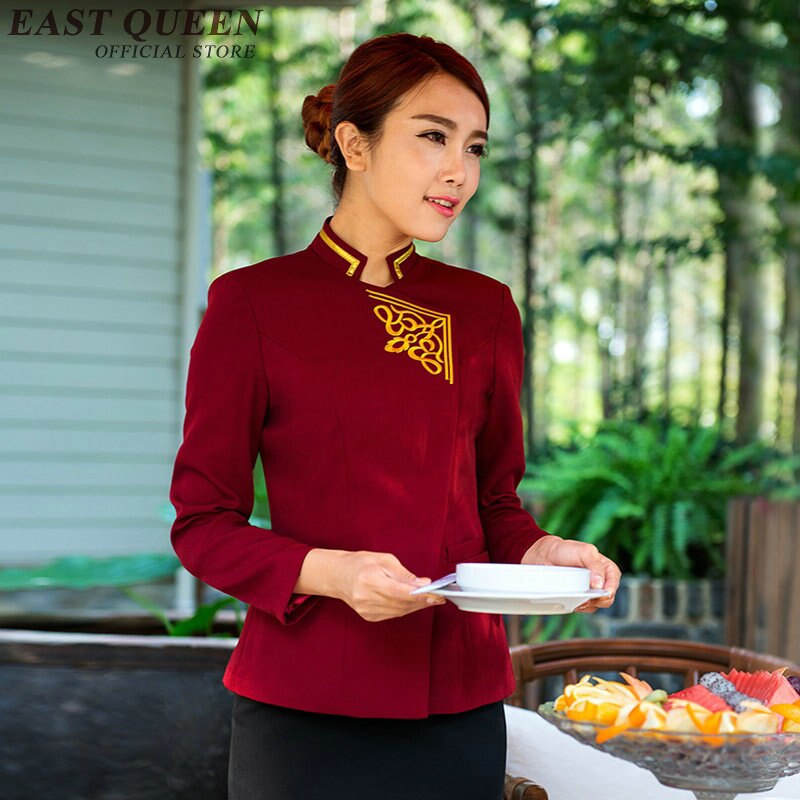 Restaurant waitress uniforms hotel restaurant waitress uniforms waitress uniform uniforms for waiters NN0174 W