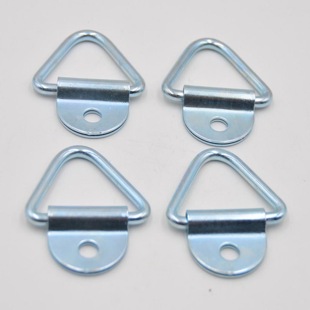 4 Stuks Cargo Tie-Down Ankers Staal V- Bolt Op Trailer Touw Bout Op Belasting