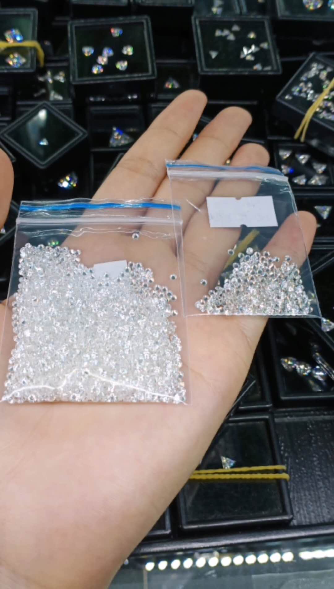 Moissanita para la fabricación de joyas, 0,9mm, precio por quilate