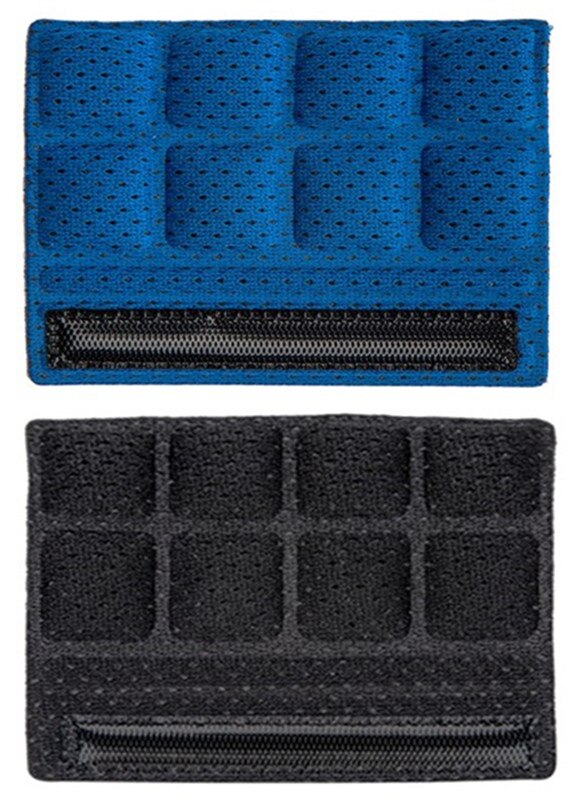 Helm Kinn Pads Schaum Pad Set Kinnriemen Polsterung Ersatz Universal für Radfahren Bike Motorrad Helm: Black Blue